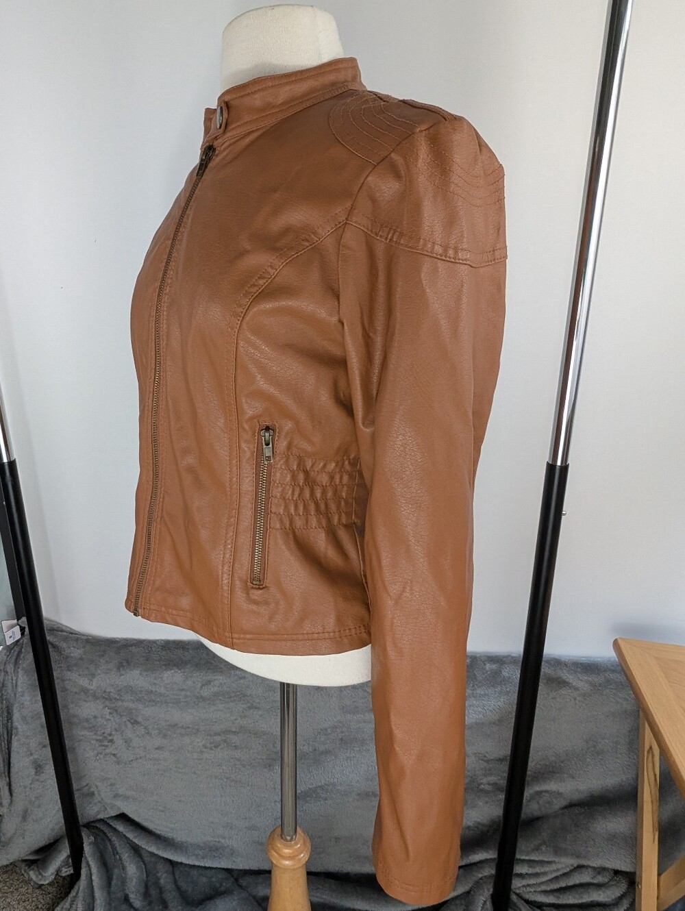 Bongo Faux Leather Jacket